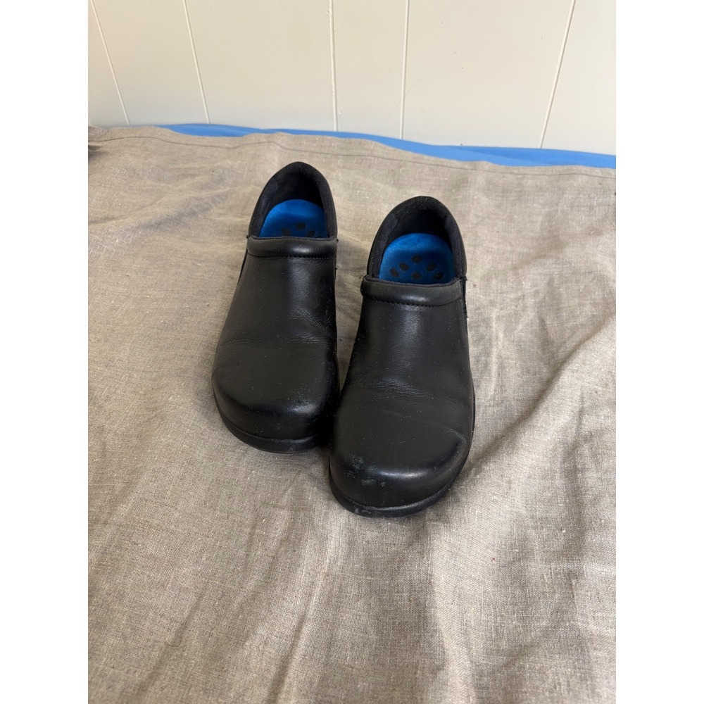 Timberland PRO‎ Renova ESD Black Leather Anti-Fatigue Work Clogs Womens Size 9